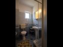 Apartementen Den - 100 m from sea: A1(2+2), A2(2+2), A3(2+1) Pasman - Eiland Pasman  - Appartement - A2(2+2): badkamer met toilet