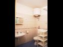 Apartementen Tatjana - 300 m from beach: A1(2+2), A2(4) Banjol - Eiland Rab  - Appartement - A2(4): badkamer met toilet