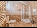 Apartementen Duša - with great view: A1(4+1), A3 I kat(2+1), A2 II kat(2+1) Banjol - Eiland Rab  - Appartement - A3 I kat(2+1): badkamer met toilet