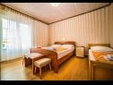 Apartementen Duša - with great view: A1(4+1), A3 I kat(2+1), A2 II kat(2+1) Banjol - Eiland Rab  - Appartement - A2 II kat(2+1): slaapkamer