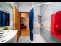 Apartementen Nada- sea view: A1 - Ljubičasti (4+2), A2 - Crveni (4+2) Banjol - Eiland Rab  - Appartement - A2 - Crveni (4+2): badkamer met toilet