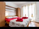 Apartementen Nada- sea view: A1 - Ljubičasti (4+2), A2 - Crveni (4+2) Banjol - Eiland Rab  - Appartement - A2 - Crveni (4+2): slaapkamer
