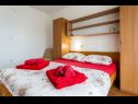 Apartementen Nada- sea view: A1 - Ljubičasti (4+2), A2 - Crveni (4+2) Banjol - Eiland Rab  - Appartement - A2 - Crveni (4+2): slaapkamer