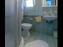 Apartementen Anđeo - 80 m from beach : A4(2+2), A5(2+2) Barbat - Eiland Rab  - Appartement - A4(2+2): badkamer met toilet