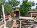 Apartementen Robi- swimming pool and beautiful garden A1-žuti(5), A2-crveni(5), A3(3+1) Kampor - Eiland Rab  - komin