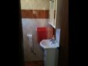 Apartementen Bela - sea view: A1(2+2), A2(2+2), SA3(2) Lopar - Eiland Rab  - Appartement - A1(2+2): badkamer met toilet