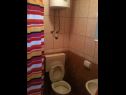 Apartementen Bela - sea view: A1(2+2), A2(2+2), SA3(2) Lopar - Eiland Rab  - Studio-appartment - SA3(2): badkamer met toilet