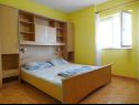 Apartementen Nedo - 150 m from sandy beach: A1(2+1), A2(2+1) Lopar - Eiland Rab  - Appartement - A1(2+1): slaapkamer