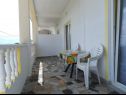 Apartementen Nedo - 150 m from sandy beach: A1(2+1), A2(2+1) Lopar - Eiland Rab  - Appartement - A2(2+1): terras