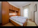 Apartementen Coastal home - 10 m from the sea: A1(4+1), A2(2), A3(2+2), A4(4+1), A5(4+1) Supetarska Draga - Eiland Rab  - Appartement - A4(4+1): slaapkamer
