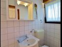 Apartementen Ana - 50m from sea A1(4), A2(4), A3(2) Supetarska Draga - Eiland Rab  - Appartement - A1(4): badkamer met toilet