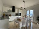 Apartementen Sara - beyond the sea: A1(6) Orebic - Schiereiland Peljesac  - Appartement - A1(6): keuken en eetkamer