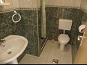 Apartementen Taša - 5 m from sea: SA1(2), SA2(2), SA3(2), SA4(2), A5(2+2) Lukovo Sugarje - Riviera Senj  - Studio-appartment - SA3(2): badkamer met toilet