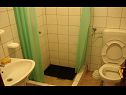 Apartementen Irmica - by the sea: A1(2+3), A2(2+1), SA3(2+1), SA4(2), SA5(3) Lukovo Sugarje - Riviera Senj  - Studio-appartment - SA3(2+1): badkamer met toilet
