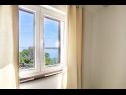 Apartementen Adria - seafront & seaview: A1 Adriana (2+1), A2 Enzo (2+1) Lukovo Sugarje - Riviera Senj  - Appartement - A2 Enzo (2+1): uitzicht vanuit het raam