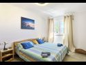 Apartementen Adria - seafront & seaview: A1 Adriana (2+1), A2 Enzo (2+1) Lukovo Sugarje - Riviera Senj  - Appartement - A2 Enzo (2+1): slaapkamer