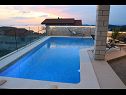 Vakantiehuizen Filippo - with pool : H(8+2) Bilo - Riviera Sibenik  - Kroatië  - zwembad