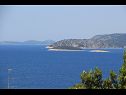 Vakantiehuizen Filippo - with pool : H(8+2) Bilo - Riviera Sibenik  - Kroatië  - H(8+2): uitzicht op zee