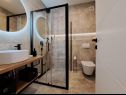 Apartementen Jere - modern and near the sea: SA1(2) Brodarica - Riviera Sibenik  - Studio-appartment - SA1(2): badkamer met toilet
