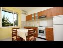Apartementen Per - comfortable  family apartments A1(2+2), A2(4+1), A3(2+2) Grebastica - Riviera Sibenik  - Appartement - A1(2+2): keuken en eetkamer