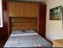 Apartementen Dragi - at the beach & parking: A1(2+2), A2(2+1) Baai Kanica (Rogoznica) - Riviera Sibenik  - Kroatië  - Appartement - A2(2+1): slaapkamer