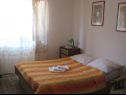 Apartementen Katija - close to the sea: A1(5) Baai Muna (Eiland Zirje) - Riviera Sibenik  - Kroatië  - Appartement - A1(5): slaapkamer