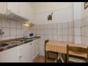 Apartementen Neda - 150 M from pebble beach : A1(6), A2(4), SA3(2) Primosten - Riviera Sibenik  - Studio-appartment - SA3(2): keuken en eetkamer