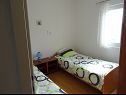 Apartementen Zita - 50 m from sea: A1(4) Rogoznica - Riviera Sibenik  - Appartement - A1(4): slaapkamer
