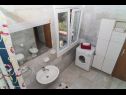 Vakantiehuizen Villa More - 10m from sea: H(10) Rogoznica - Riviera Sibenik  - Kroatië  - H(10): badkamer met toilet