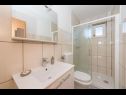 Apartementen Ante - 10 m from sea: A1(6) Srima - Riviera Sibenik  - Appartement - A1(6): badkamer met toilet