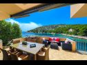 Vakantiehuizen Silva - with pool and great view: H(7) Baai Stivasnica (Razanj) - Riviera Sibenik  - Kroatië  - terras