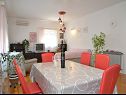 Apartementen Mila - family friendly & comfortable: A1 (6+1) Vodice - Riviera Sibenik  - Appartement - A1 (6+1): eetkamer