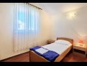 Apartementen Lasan - 150 m from sea: A1(4), A2(4) Vodice - Riviera Sibenik  - Appartement - A1(4): slaapkamer
