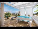 Apartementen Big blue - terrace lounge: A1(4) Vodice - Riviera Sibenik  - tuinterras