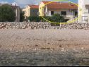 Apartementen Mira - 20 m from pebble beach: A1(4+1), A2(4) Zaboric - Riviera Sibenik  - huis