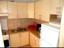 Apartementen Mira - 20 m from pebble beach: A1(4+1), A2(4) Zaboric - Riviera Sibenik  - Appartement - A2(4): keuken