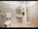 Vakantiehuizen Dusko - robinson: H(2+2) Zirje (Eiland Zirje) - Riviera Sibenik  - Kroatië  - H(2+2): badkamer met toilet