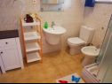 Apartementen Primo - sea view: A1(2+1), A2(4), A3(4), A4(3+1) Baai Banje (Rogac) - Eiland Solta  - Kroatië  - Appartement - A3(4): badkamer met toilet