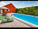 Vakantiehuizen Brapa - open swimming pool: H(4) Hrvace - Riviera Split  - Kroatië  - zwembad