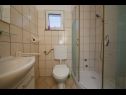Apartementen Milica - parking and garden: A1(6), SA2 gornji(2), SA3 donji(2), A4(2+1) Kastel Luksic - Riviera Split  - Studio-appartment - SA3 donji(2): badkamer met toilet