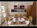 Apartementen Ivan - modern: A1(6+2) Kastel Luksic - Riviera Split  - Appartement - A1(6+2): keuken en eetkamer