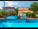 Vakantiehuizen Mare - open pool and pool for children: H(6+4) Kastel Novi - Riviera Split  - Kroatië  - huis