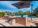 Vakantiehuizen Mare - open pool and pool for children: H(6+4) Kastel Novi - Riviera Split  - Kroatië  - zwembad (huis en omgeving)
