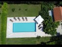 Kamers Marija - rooms with pool: R2(3), R1(3), R3(2), R4(3) Trilj - Riviera Split  - huis