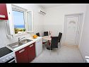 Apartementen Marija - beautiful sea view: A1(4+1) Drvenik Mali (Eiland Drvenik Mali) - Riviera Trogir  - Appartement - A1(4+1): keuken en eetkamer