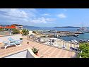 Apartementen Marija - beautiful sea view: A1(4+1) Drvenik Mali (Eiland Drvenik Mali) - Riviera Trogir  - Appartement - A1(4+1): uitzicht vanaf terras