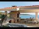Vakantiehuizen Slobodna - 20 from beach; H(4) Baai Ljubljeva (Vinisce) - Riviera Trogir  - Kroatië  - komin