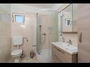 Vakantiehuizen Slobodna - 20 from beach; H(4) Baai Ljubljeva (Vinisce) - Riviera Trogir  - Kroatië  - H(4): badkamer met toilet