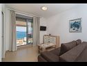 Vakantiehuizen Slobodna - 20 from beach; H(4) Baai Ljubljeva (Vinisce) - Riviera Trogir  - Kroatië  - H(4): woonkamer