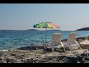 Vakantiehuizen Slobodna - 20 from beach; H(4) Baai Ljubljeva (Vinisce) - Riviera Trogir  - Kroatië  - strand